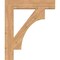 Ekena Millwork Westlake Block Smooth Bracket, Western Red Cedar, 5 1/2"W x 32"D x 38"H BKT06X32X38WTL05SWR - alternate 4